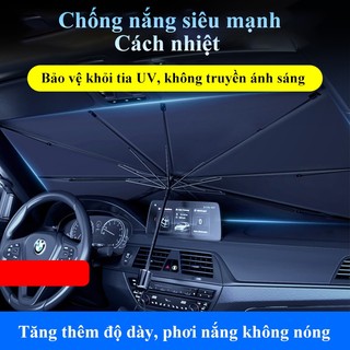 Ô che nắng kính lái ô tô ININ Dù che nắngkính lái ô tô có thể gấp gọn vải chống nóng chống tia UV khung nhôm chắc chắn