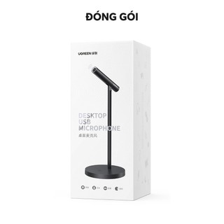 Micro Để Bàn UGREEN 10934 (Độ nhạy cao,chip âm thanh DSP giãm tạp âm,Cổng USB cho PC,Laptop) - Hàng Chính Hãng