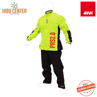 Áo Mưa Bộ Givi Prime PRS20 Vàng Neon Hàng Chính Hãng