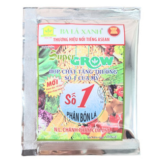 Phân Bón Lá Ba Lá Xanh Số 1, nguyên liệu chánh phẩm từ Mỹ