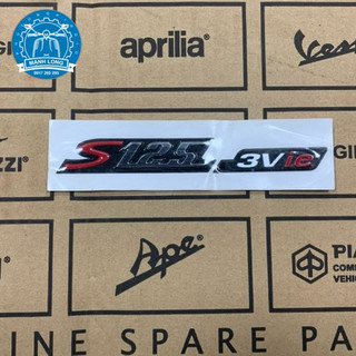 Tem S125 3vie cao cấp dán cốp sau Vespa