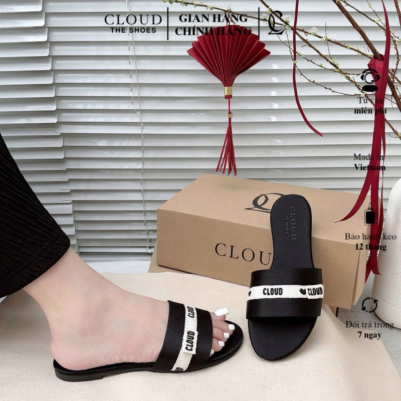 Dép bệt nữ quai ruy băng CLOUD