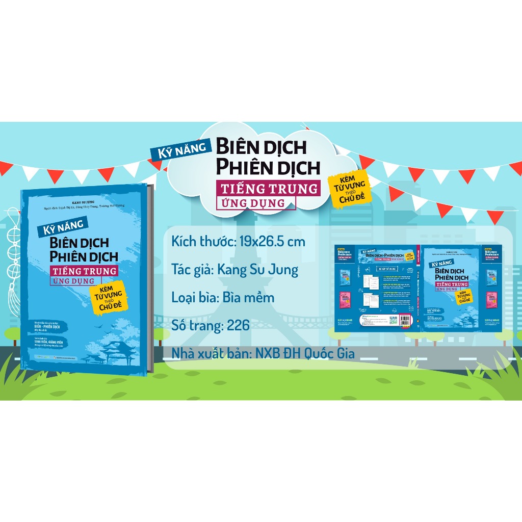 Sách - Combo 2 cuốn Kỹ Năng và Thực hành Biên dịch - Phiên dịch tiếng trung ứng dụng ( kèm từ vựng theo chủ đề) | BigBuy360 - bigbuy360.vn