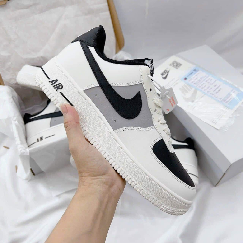 Giày Nike_Mũi Đen, Giày AF1 Nam Nữ Hàng Cao Cấp Full Bill Box