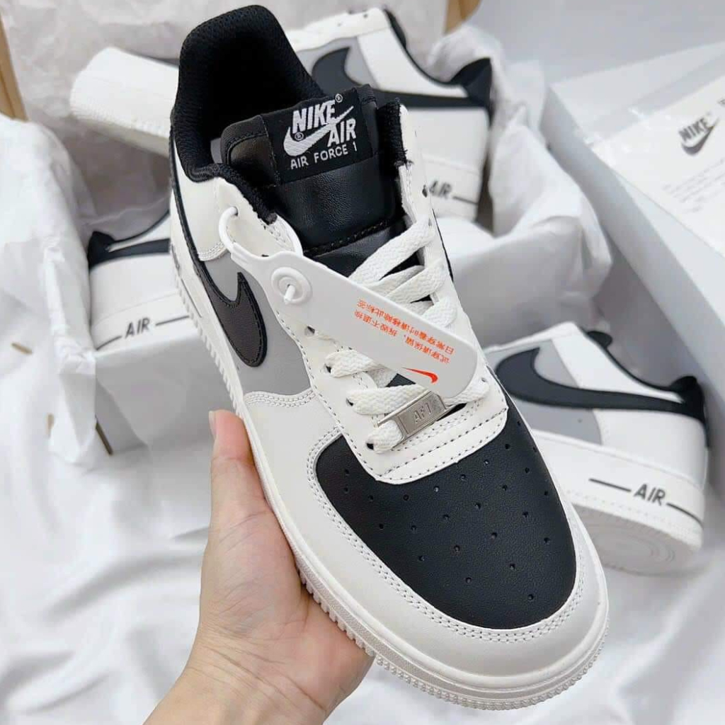 Giày Nike_Mũi Đen, Giày AF1 Nam Nữ Hàng Cao Cấp Full Bill Box