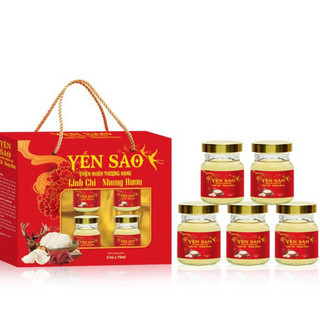 Yến sào đông trùng hạ thảo hồng sâm sữa non, Linh chi Nhung Hươu chính hãng