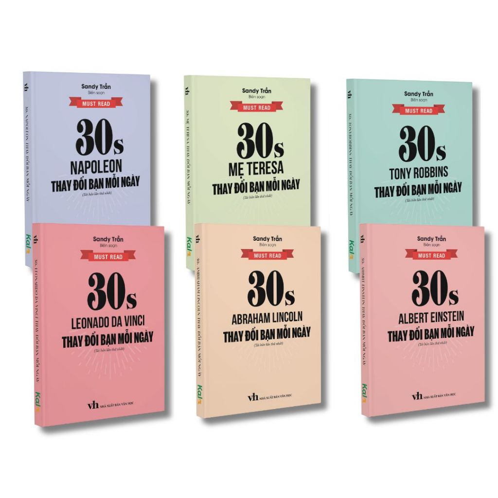 Sách 30s Thay Đổi Bạn Mỗi Ngày (Combo 6 cuốn bìa mới)