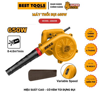 Máy thổi bụi cầm tay dùng điện ingco ab6038 650w | ab4038 400w