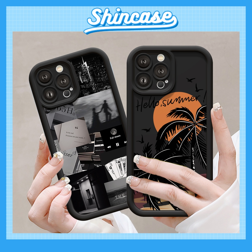 ốp lưng điện thoại iphone Summer Sunset mềm chống sốc cho iphone 7plus xr 11 13 14 15 12 pro max 7 x 8 6s 6 plus xs max