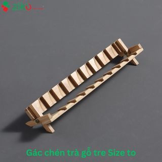 Bộ gác chén trà gỗ tre cao cấp