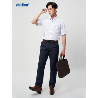 Sơmi ngắn tay VIỆT TIẾN lai bầu phom regular - 1S1247NR1/SBFZ