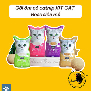 Gối ôm Catnip cho mèo KitCat, Đồ chơi catnip cho mèo | phinthecat