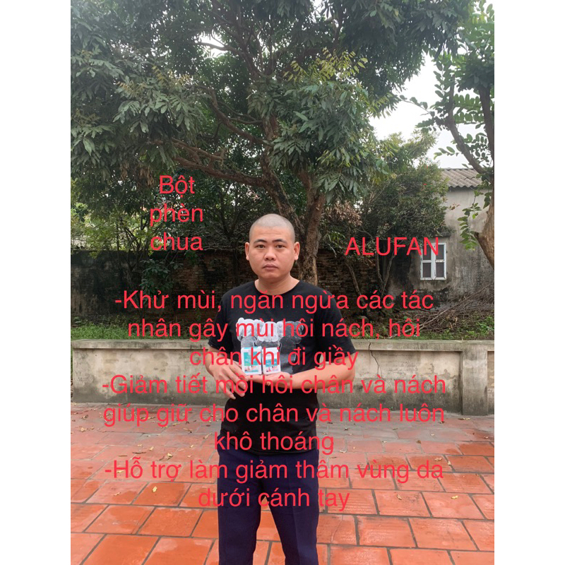 bột phèn chua chưng cất ALUFAN hộp 150g