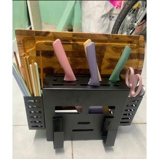 🚛🆓 KỆ ĐỂ DAO THỚT - THÌA ĐŨA ĐA NĂNG