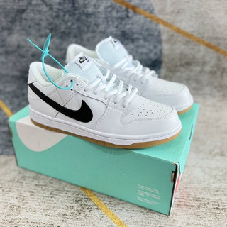 Giày sb du.nk low orange label trắng da thật [ freeship + boxgiày sb dunk trắng vạch đen đế nâu sb dunk trắng đế nâu mới
