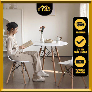 Bàn gỗ decor phong cách bắc âu, bàn gỗ mặt tròn, mặt vuông, decor chân gỗ tự nhiên, bàn trà, bàn caffe trang trí phòng
