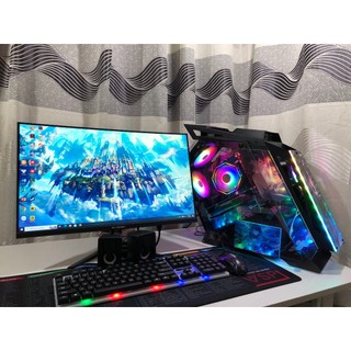 FULL COMBO PC GAMING CASE ES ROG ĐEN NGẦU