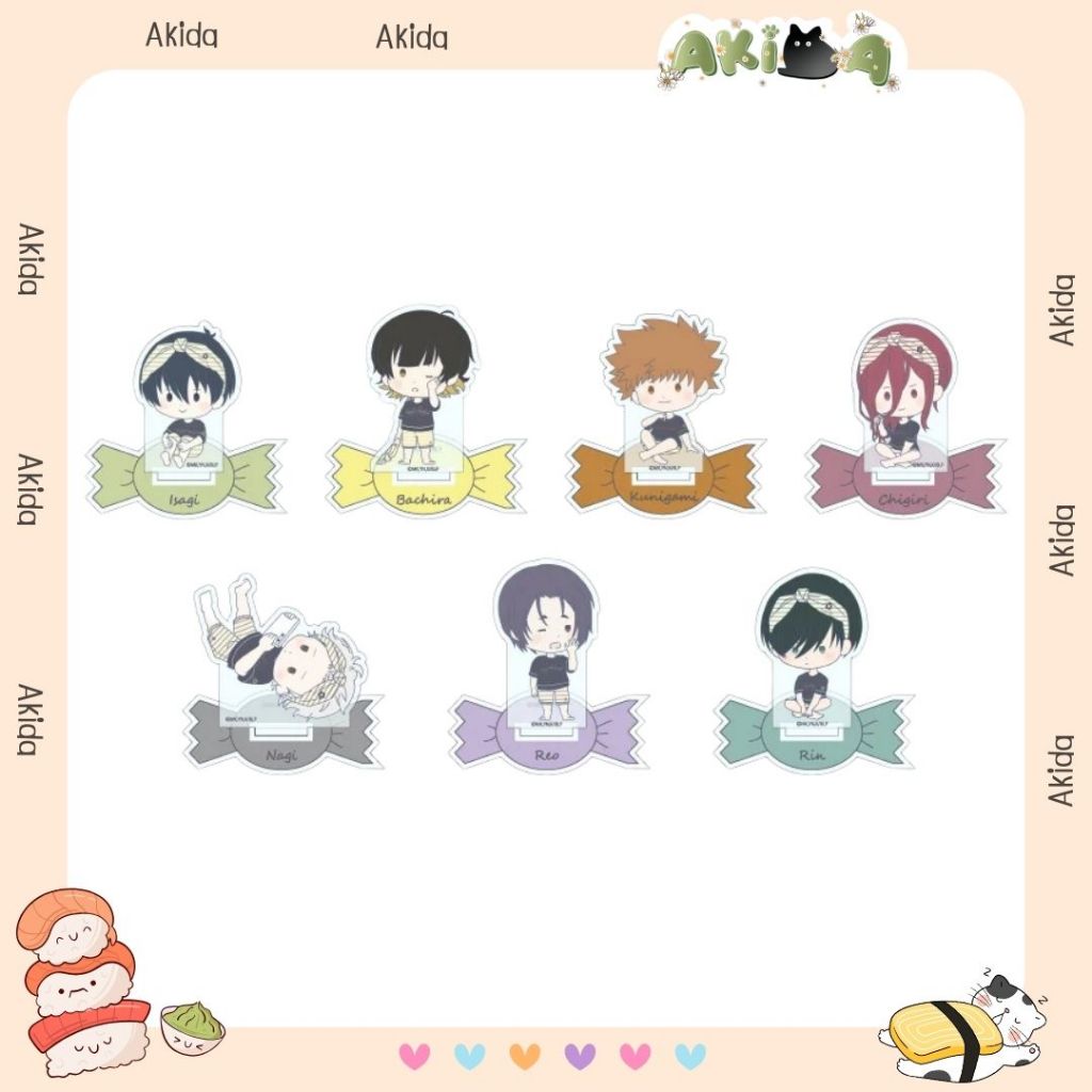 [Akida] Mini Standee/ tượng tĩnh nhỏ - Before bed time - Blue Lock