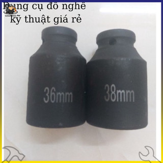  Đầu khẩu bulong mở lồng máy giặt và mở nồi xe ga 30,32,34,36-38,39,41,46mm. chân Lỗ 1 2 gắn trực tiếp máy bắn bulong 