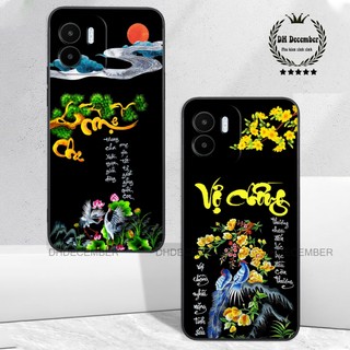 Ốp lưng Xiaomi REDMI A1 in hình chữ tấn tài tấn lộc,tâm thành nghĩa trọng SIÊU ĐẸP
