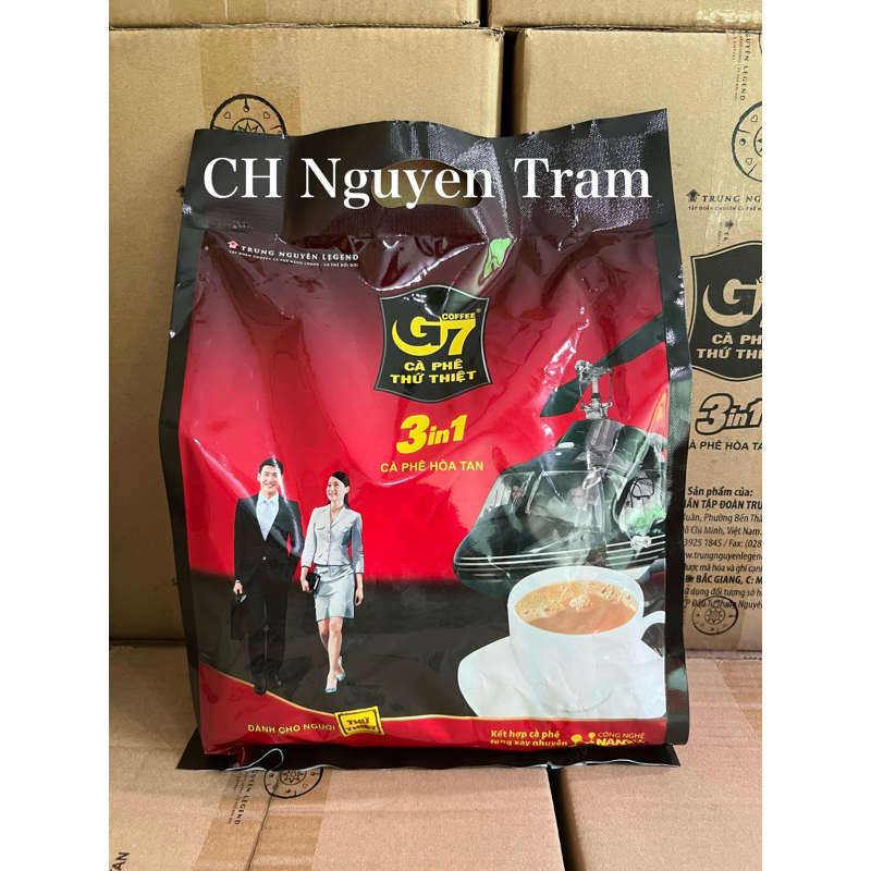 Cà phê hòa tan G7 bịch 50 gói vuông
