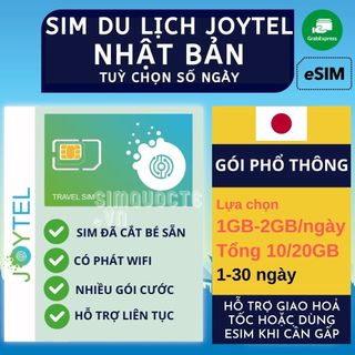 Sim Du Lịch Nhật Bản Tốc Độ Cao Nhiều Tuỳ Chọn Dung Lượng Tốc Độ Cao Trong Tối Đa 30 ngày
