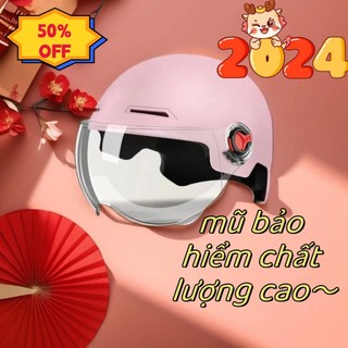 Mũ bảo hiểm 3/4 kính càng cao cấp, nhiều màu lựa chọn - hàng đạt chuẩn cr
