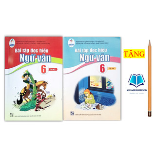 Sách - combo bài tập đọc hiểu ngữ văn 6 - tập 1 + 2