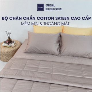  Bộ chăn chần Cotton Sateen Hàn Quốc Changmi Bedding mềm mịn, thoáng mát - 4 Món