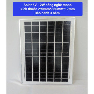 Tấm pin dùng cho đèn năng lượng mặt trời Vạn Năng Solar 12W