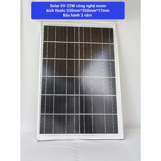 Tấm pin dùng cho đèn năng lượng mặt trời Vạn Năng Solar 25W