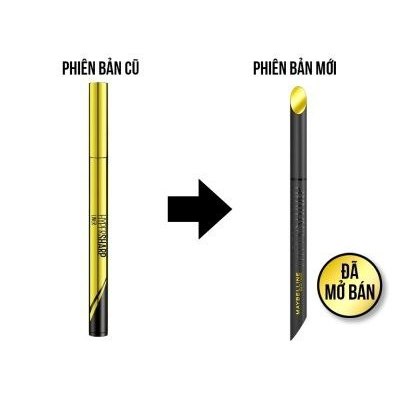 Bút Kẻ Mắt Nước Siêu Sắc Mảnh Maybelline New York Hyper Sharp Liner Extreme (BK1 - Đen sắc sảo)