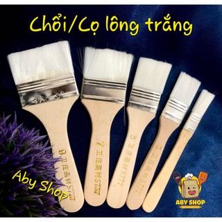 Chổi cọ quét lông trắng ⚡ HÀNG CAO CẤP ⚡ chổi quét mặt bánh, kẹo, khuôn nồi, thức ăn lúc nấu nướng
