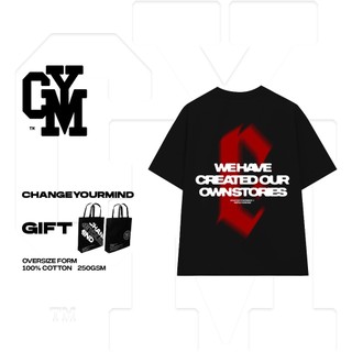 Áo thun cym form oversize nam nữ 250gsm chất liệu cotton 100% - gothic t-shirt change your mind