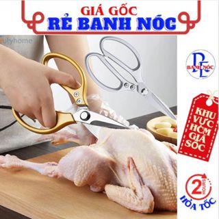 Kéo Làm Bếp Làm Bếp Đa Năng, Kéo Cắt Thịt Gà Lưỡi Dao Sắc Bén - Kéo Nhật, Kéo Cắt Thịt, Xương Gà, Lưỡi kéo Thép Không Gỉ