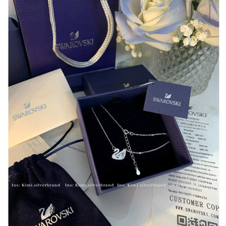 Vòng cổ bạc thiết kế full box Swa.rovski chất liệu bạc ta - Kimi Silver
