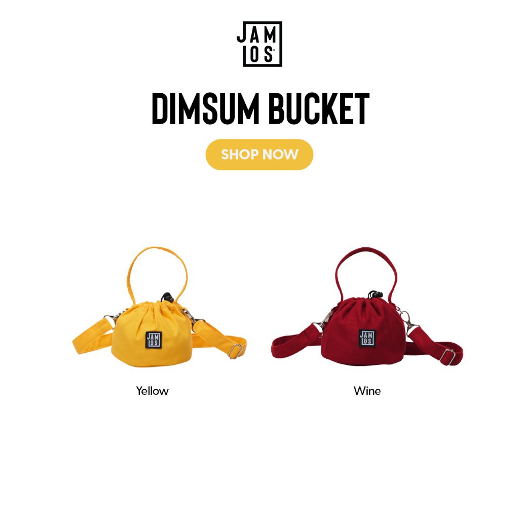 Dimsum Bucket Bag - Túi phụ kiện canvas nhỏ xinh xách tay đeo chéo ngày Tết Jamlos
