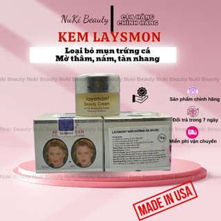 Kem laysmon uv/30 beauty cream 15g - dưỡng trắng - cải thiện da nám - da tối màu - chống nhăn - ngừa lão hóa