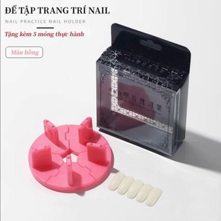 Chân đế nhựa gắn nailbox, 5 chân gắn móng dễ dàng