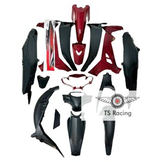 Dàn áo sirius 110 - sirius 50 - đỏ đô đen - tặng team 3 lớp