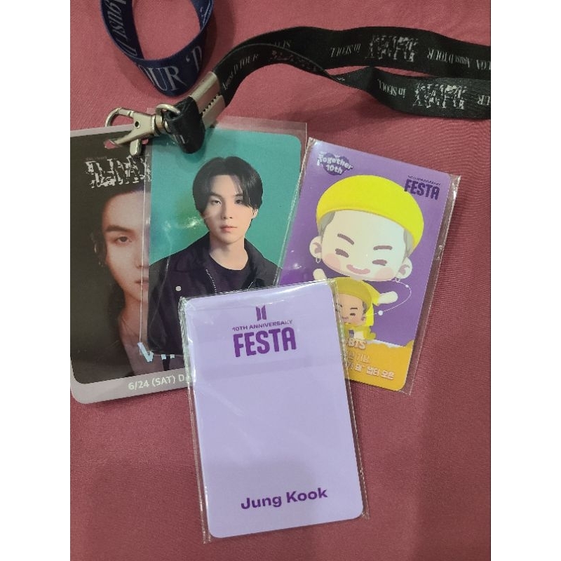 VStore [HÀNG CÓ SẴN] CARD BTS SUGA CONCERT DDAY IN SEOUL