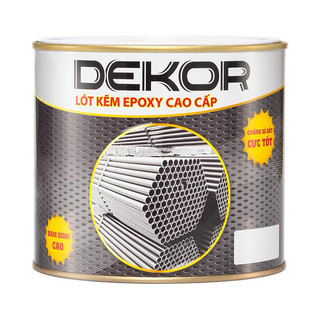 Lon 3kg Sơn lót chống rỉ sét dùng cho sắt kẽm tôn lạnh và trên mọi vật liệu cao cấp Dekor