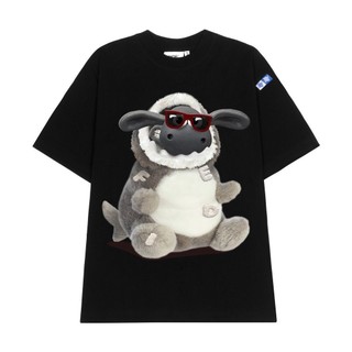 Áo thun Cừu Kính đỏ  unisex nam nữ form rộng,thun cotton su 4 chiều co giãn tốt, thấm hút mồ hôi hiệu quả, áo đôi