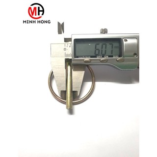 Chốt bật ( chốt khóa, chốt ghim) 6mm mạ vàng, dùng cho dàn kiếm máy cày [10 chốt/bịch] (hàng OEM)