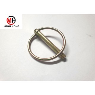 Chốt bật ( chốt khóa, chốt ghim) 6mm mạ vàng, dùng cho dàn kiếm máy cày [10 chốt/bịch] (hàng OEM)