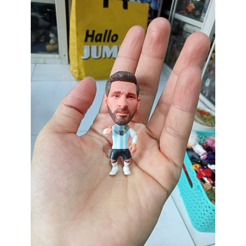 Mô hình figure cầu thủ đá bóng Football Messi/ Beckham... size mini