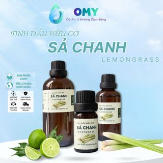 Tinh dầu hữu cơ sả chanh 50ml - 100ml