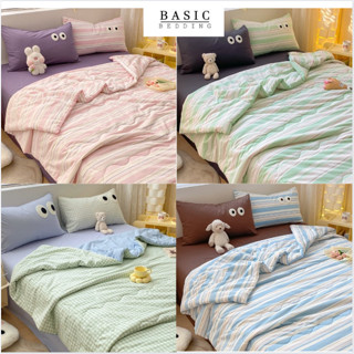 bộ 4 món chăn trần xơ đậu nành sử dụng 2 mặt linh hoạt, chăn mùa xuân hè 2mx2m3 hàng nhập khẩu