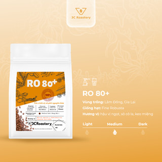 Cà Phê Phin THƠM NỒNG RO80+ CÓ CHỌN LỌC HẠT CHÍN 100% Robusta Lâm Đồng - Rang xay nguyên chất