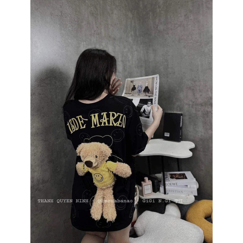 Áo phông QC kèm gấu 🧸🧸